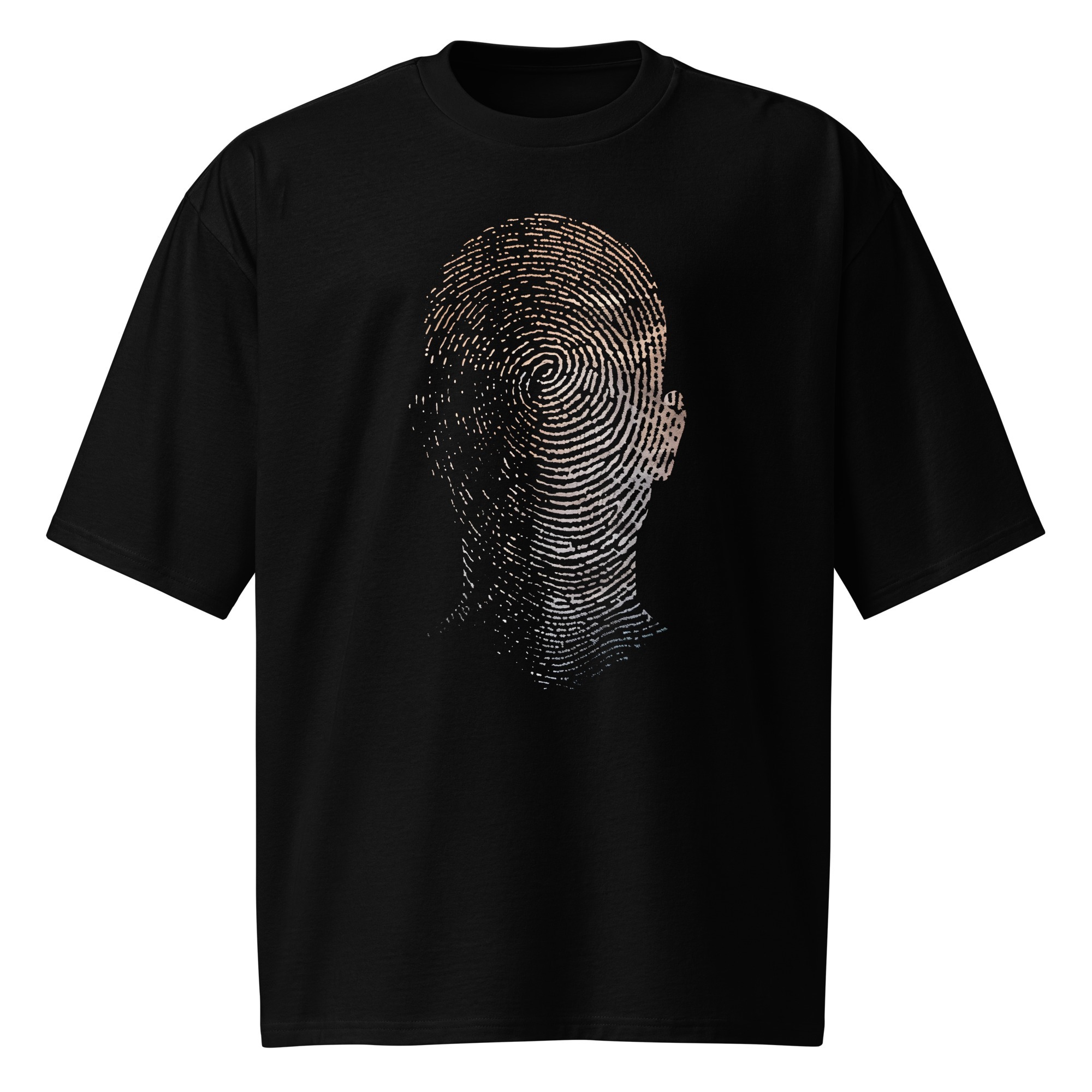 Man fingerprint Oversized heavyweight t-shirt