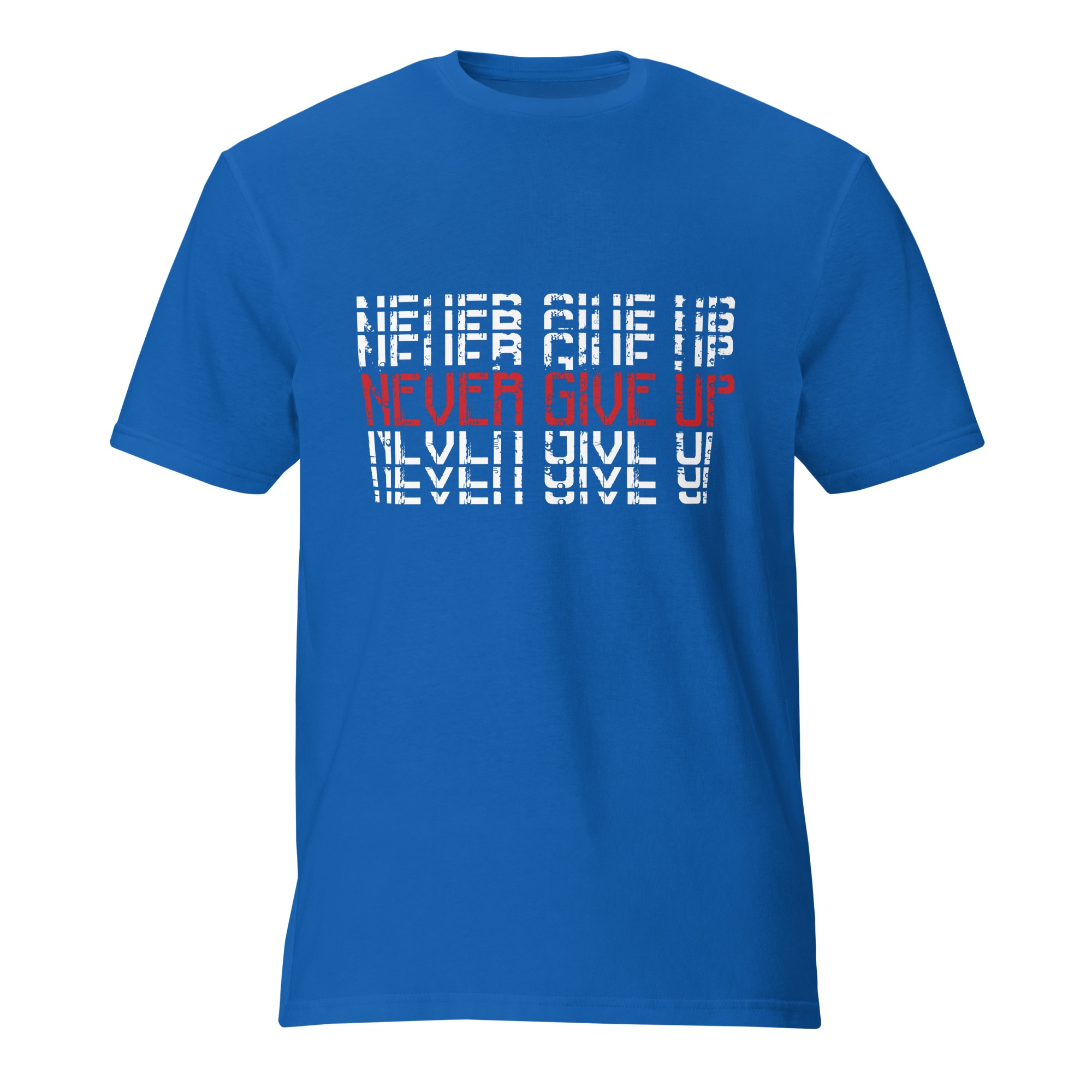 Never give up (Repeted) T-Shirt