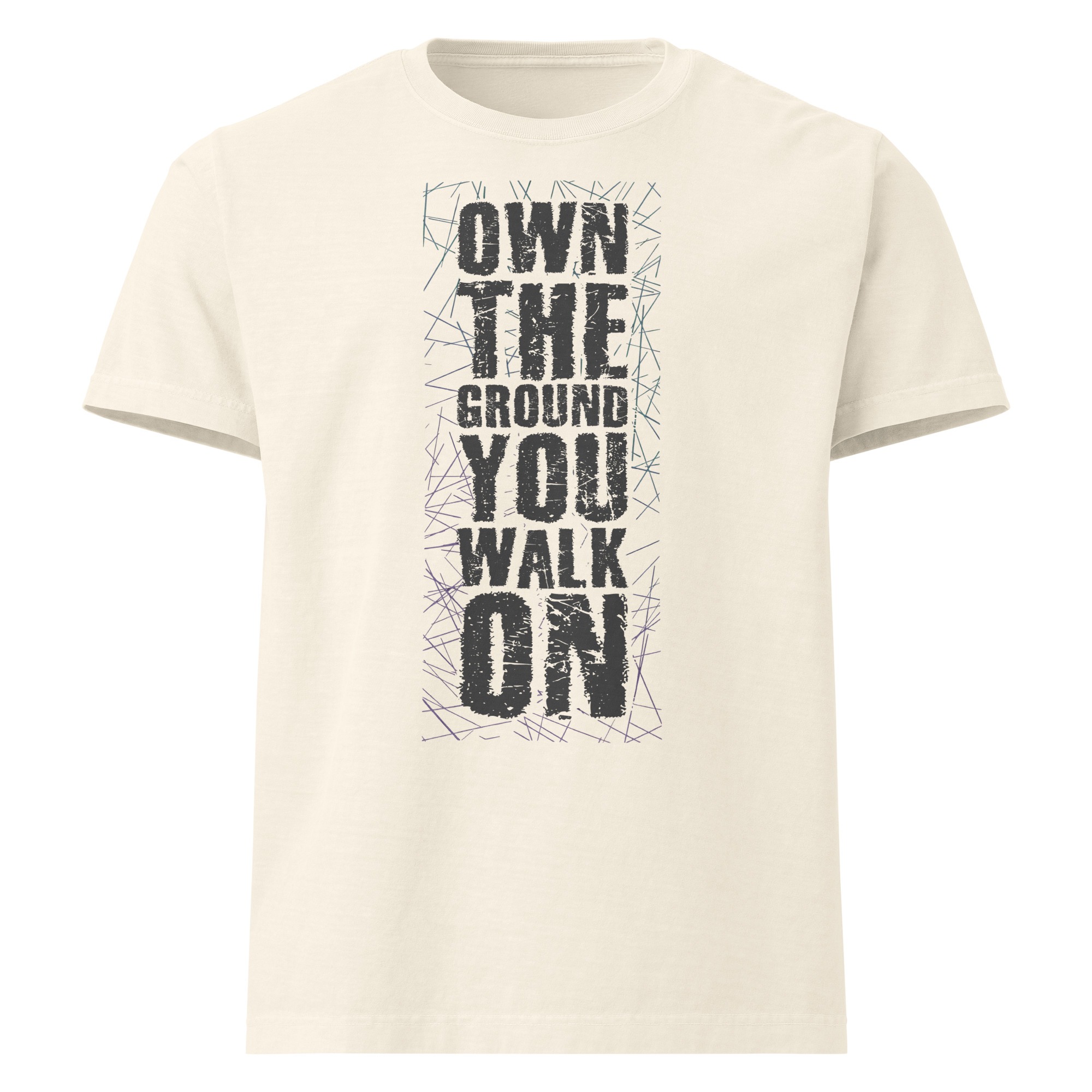 Own the ground oversized t-shirt