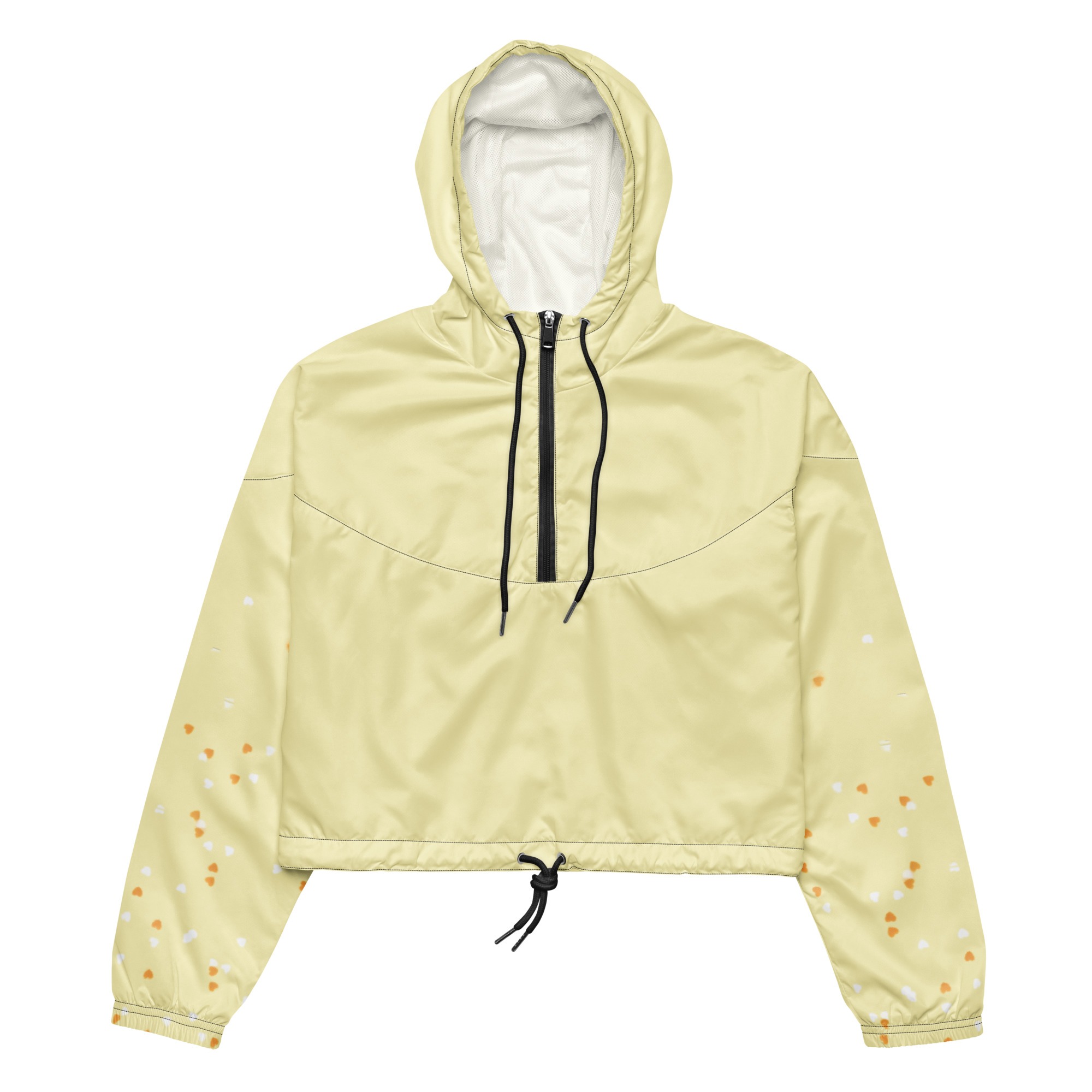 Butter Yellow Cropped Windbreaker
