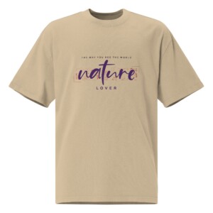 Nature lover Oversized t-shirt
