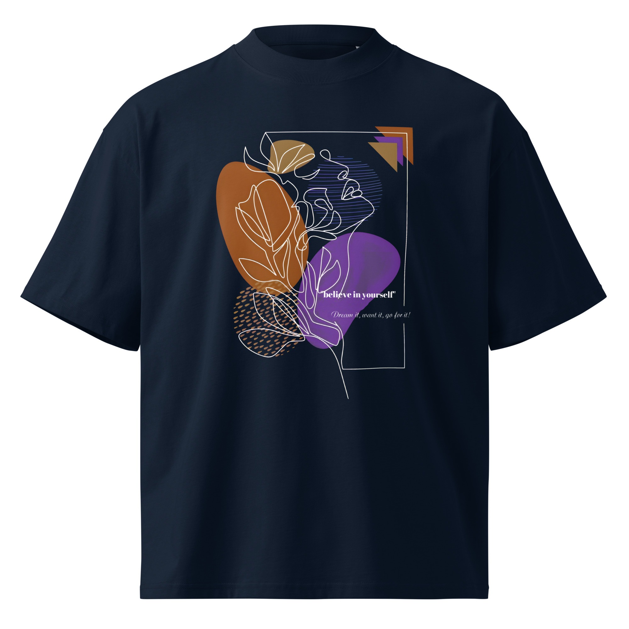 Believe in Yourself oversized t-shirt