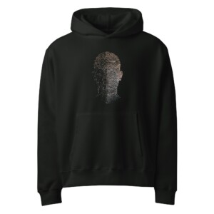 Man Fingerprint Oversized hoodie