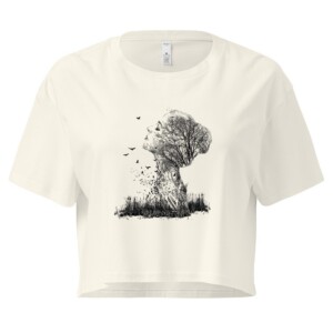 Nature Silhouette Crop Top