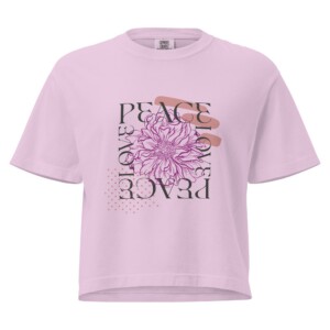 Peace Crop Top
