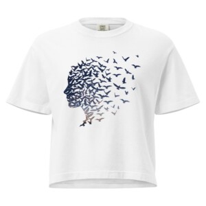 Flying Birds Crop Top
