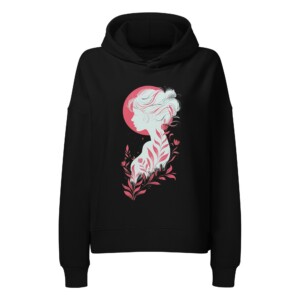 Moon Floral Hoodie