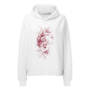 Woman Art Floral Hoodie