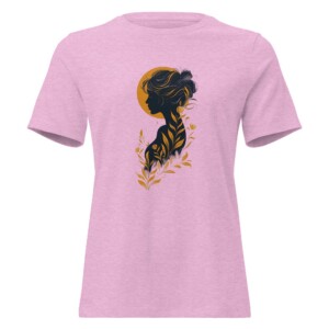 Moon Floral Silhouette T-Shirt