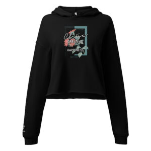 Creating Happiness Crop Hoodie