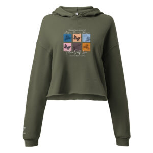 Always Keep Growing Crop Hoodie